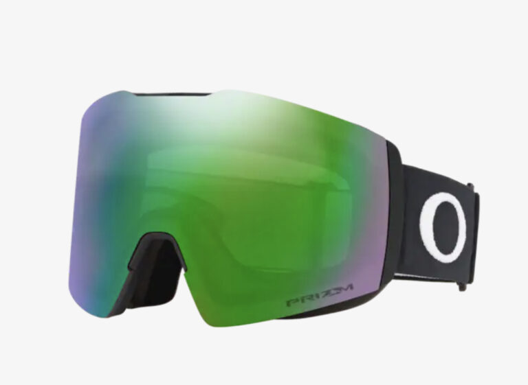 Oakley Fall Line Snow Skibrille Goggles Jade Iridium Glass schwarz