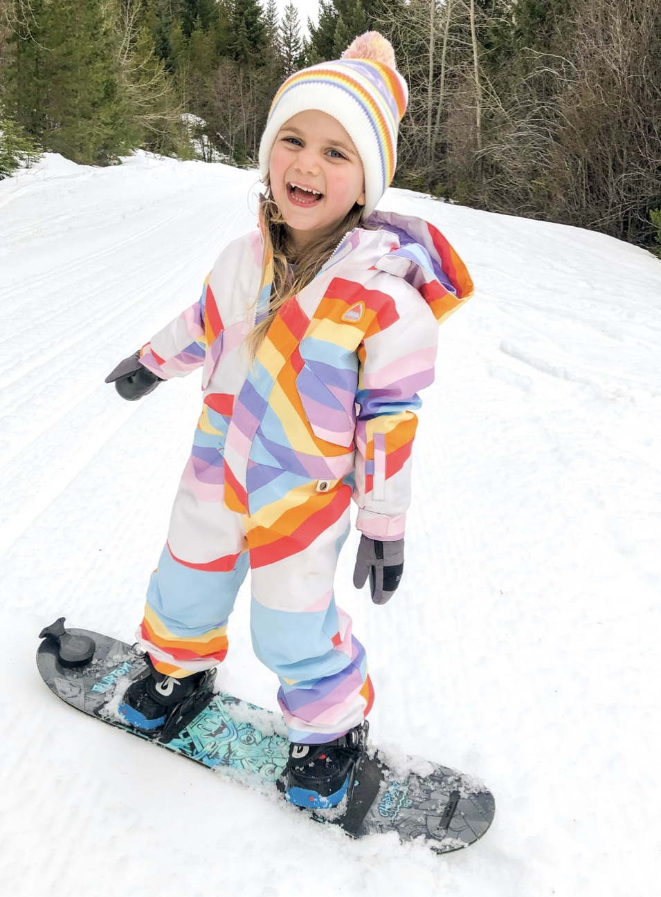 Burton Schneeanzug für Kleinkinder Fotoprint grün 