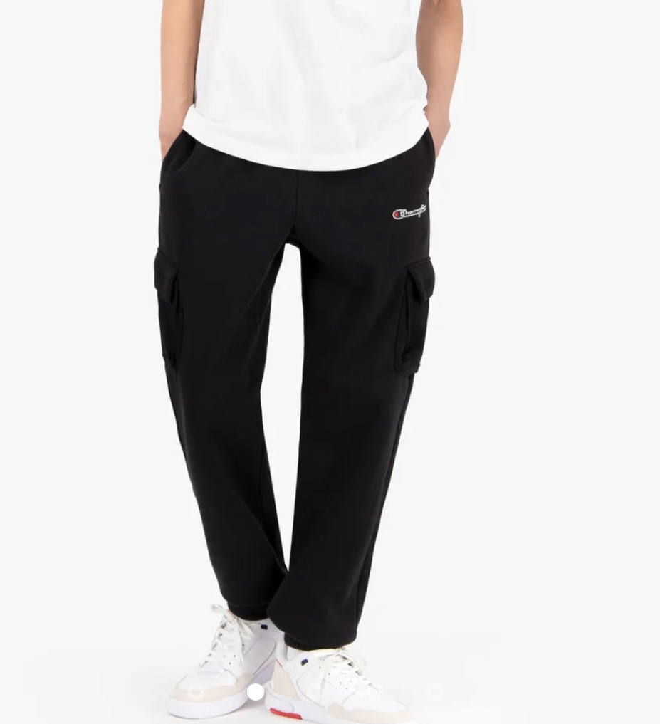 Herren Jogginghose Champion Cargo Utility Hose Sweatpants schwarz