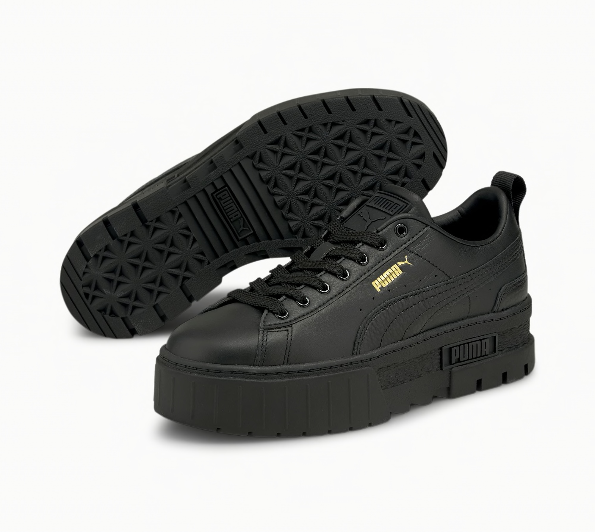 Puma schwarz plateau top