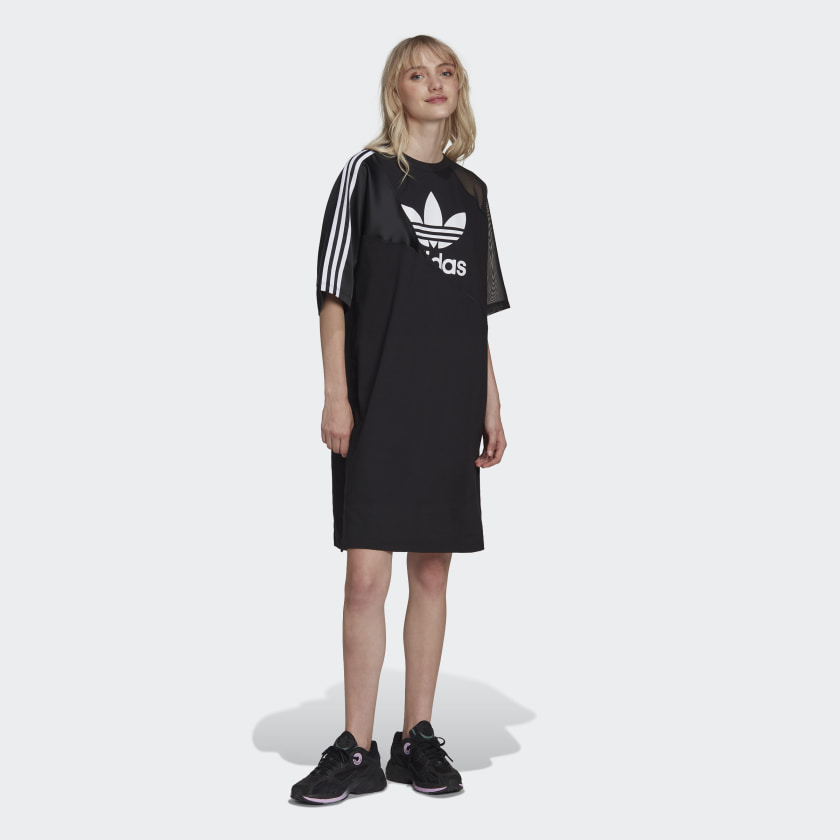 Adidas Originals T Shirt Dress Kleid Damen HC0637 schwarz meinsportline