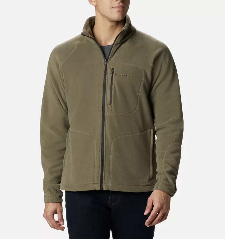 Columbia Fast Trek II Zip Fleece Jacke Herren oliv