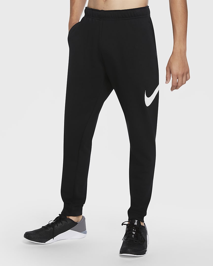 Nike Dri Fit Jogger Laufhose Sport Freizeit Herren schwarz meinsportline