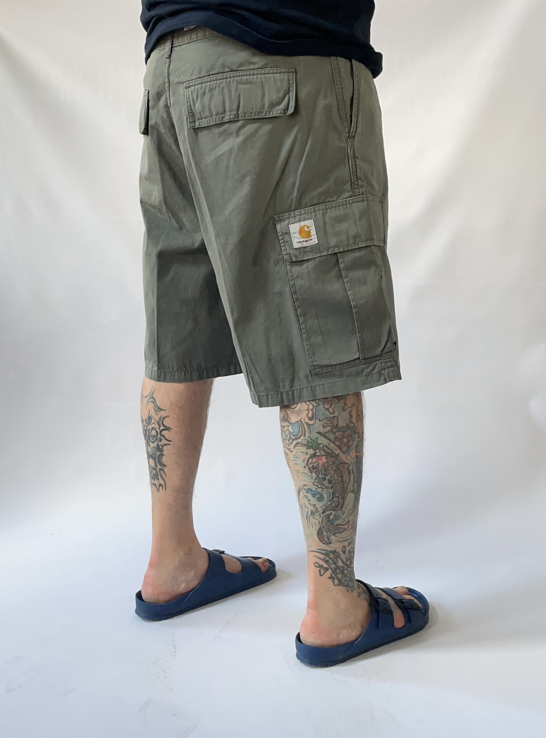 Behoefte aan Doe mijn best Smerig Carhartt Wip Cole Cargo Short thyme (gruen) - meinsportline.de