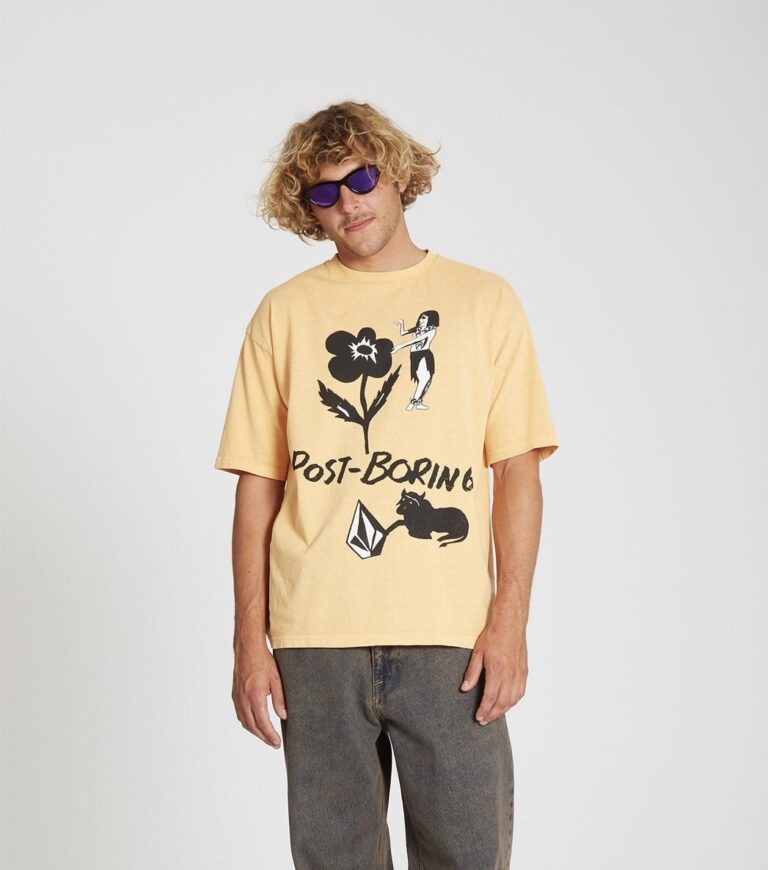 Volcom Bob Mollema T-Shirt gr.M (gelb)