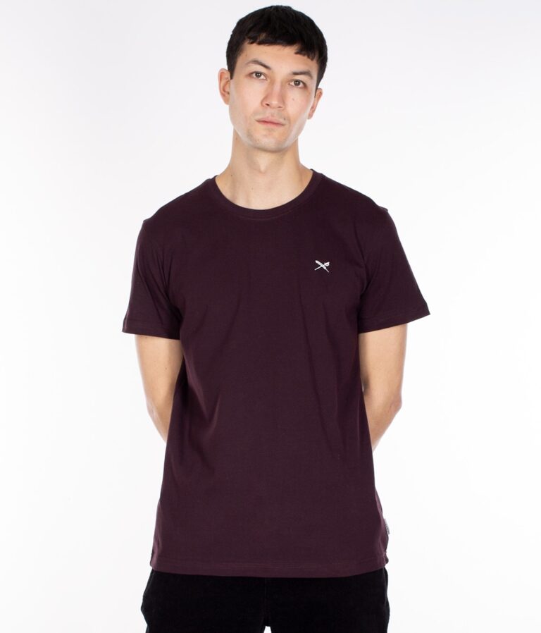Iriedaily Mini Flag EMB 2 T-Shirt dunkelrot