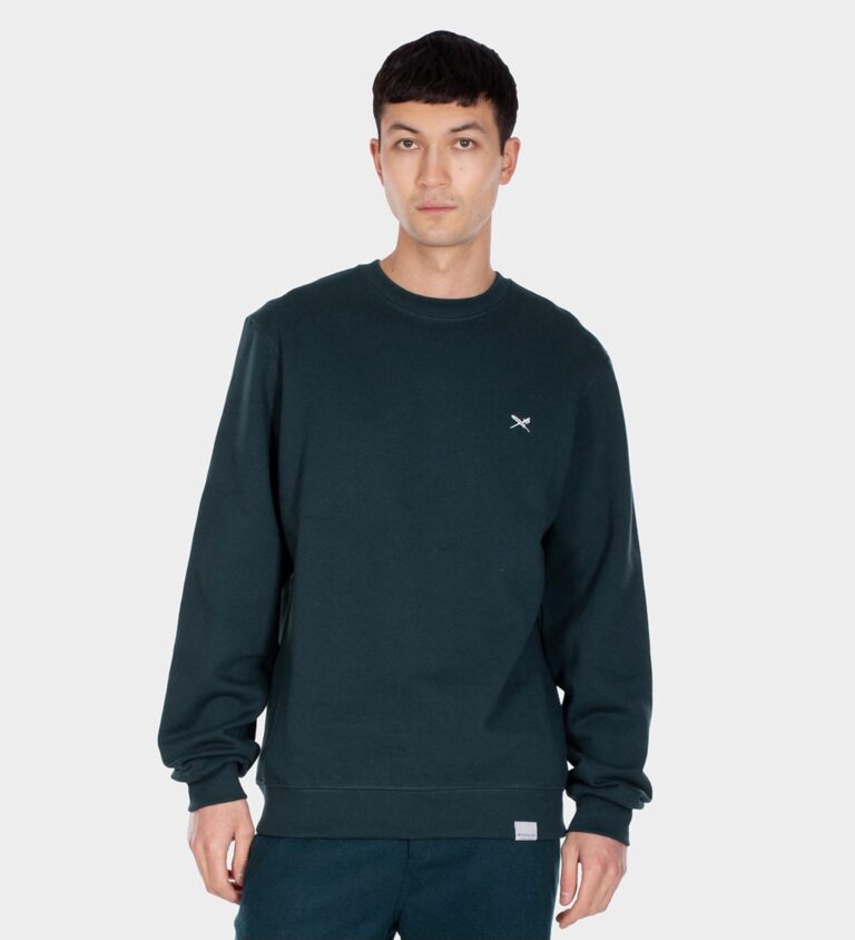 Iriedaily Mini Flag 2 Sweatshirt Herren gr.L (dunkelgrün)