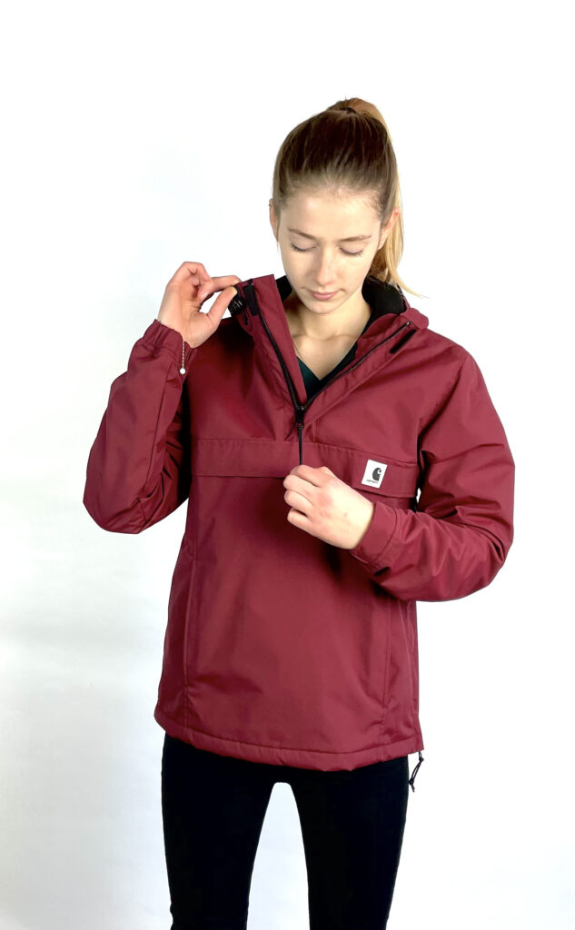 Carhartt Wip Nimbus Corvina Jacke gefüttert Damen (weinrot)