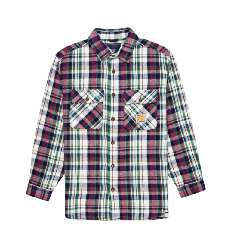 Element MXE Hueco Flanellhemd Herren (rot/grün) Gr. M