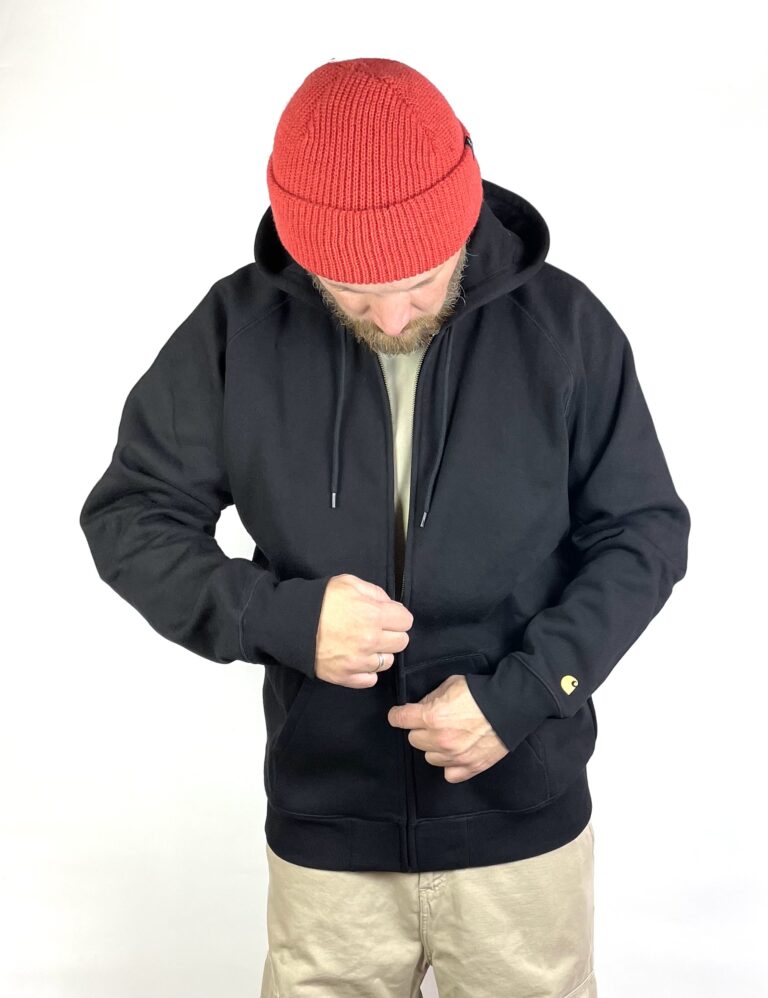 Carhartt Wip Chase Sweat Zip Jacke (schwarz)