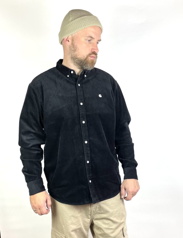 Carhartt WIP Madison Cord Hemd Black (schwarz)