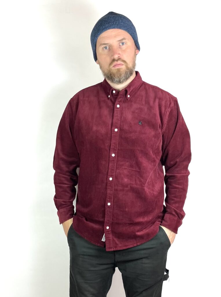 Carhartt Wip Madison Cord Hemd Corvina (rot)