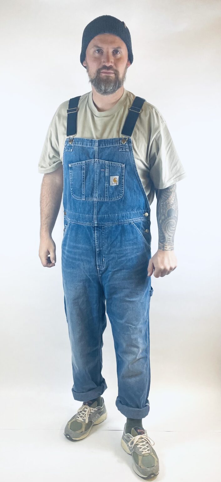 Carhartt WIP Bib Overall Latzhose Jeans gr.32 (blau)