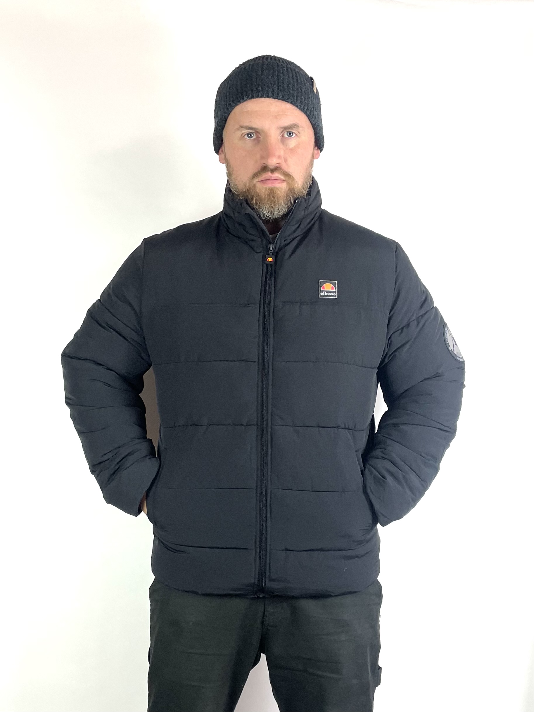 Ellesse Nebby Puff Daunenjacke gr.XXL (schwarz)