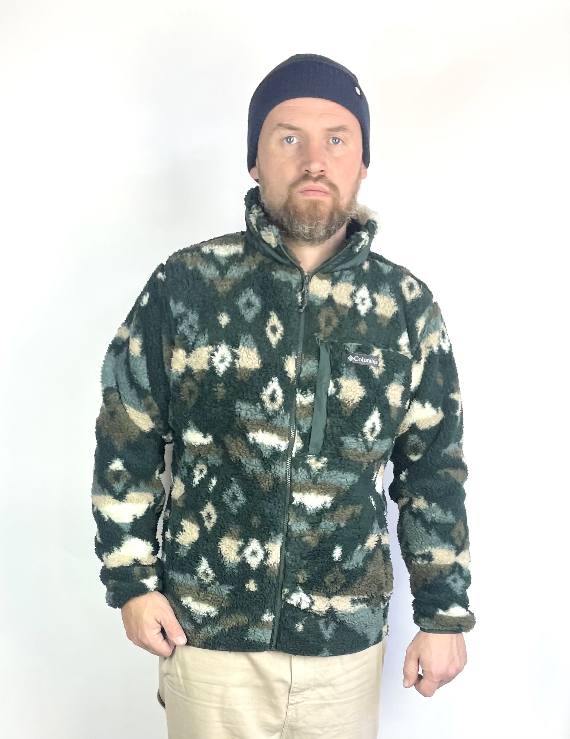 Columbia Winter Pass Fleece Jacke grun Gr. S meinsportline