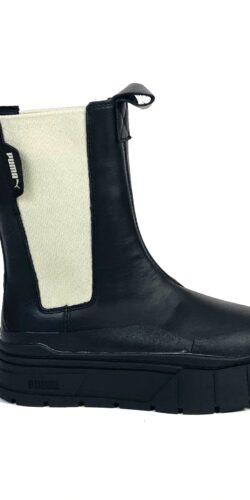 Puma Mayze Stack Chelsea Boots (schwarz)