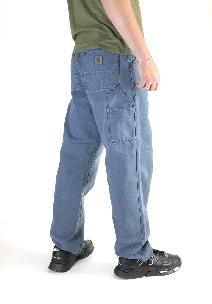 Carhartt Wip Single Knee Jeans Hose Storm Blue (blau)