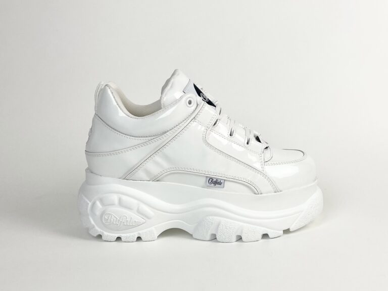 Buffalo London Calf Patent Lack (weiß)