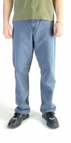 Carhartt Wip Single Knee Jeans Hose Strorm Blue (blau)