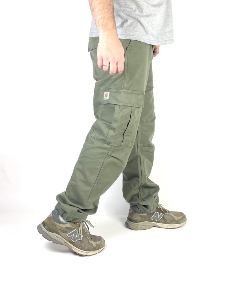 Carhartt Wip Regular Cargo Garment Dyed Hose (grün)