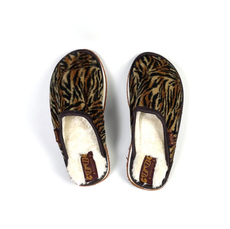 Cool Shoes Home Tiger Slides Hüttenschuhe Damen (braun)