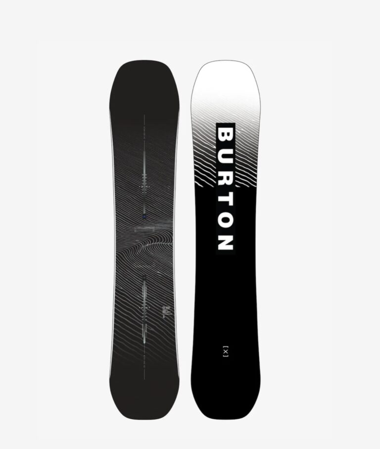 Burton Custom X Camber Snowboard 154cm (schwarz/weiß)