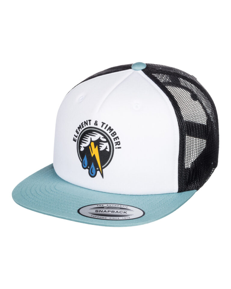 Element Timber Trucker Cap (weiß/schwarz)