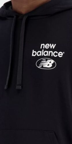 New Balance Reimagined Kapuzen Sweatshirt (schwarz)