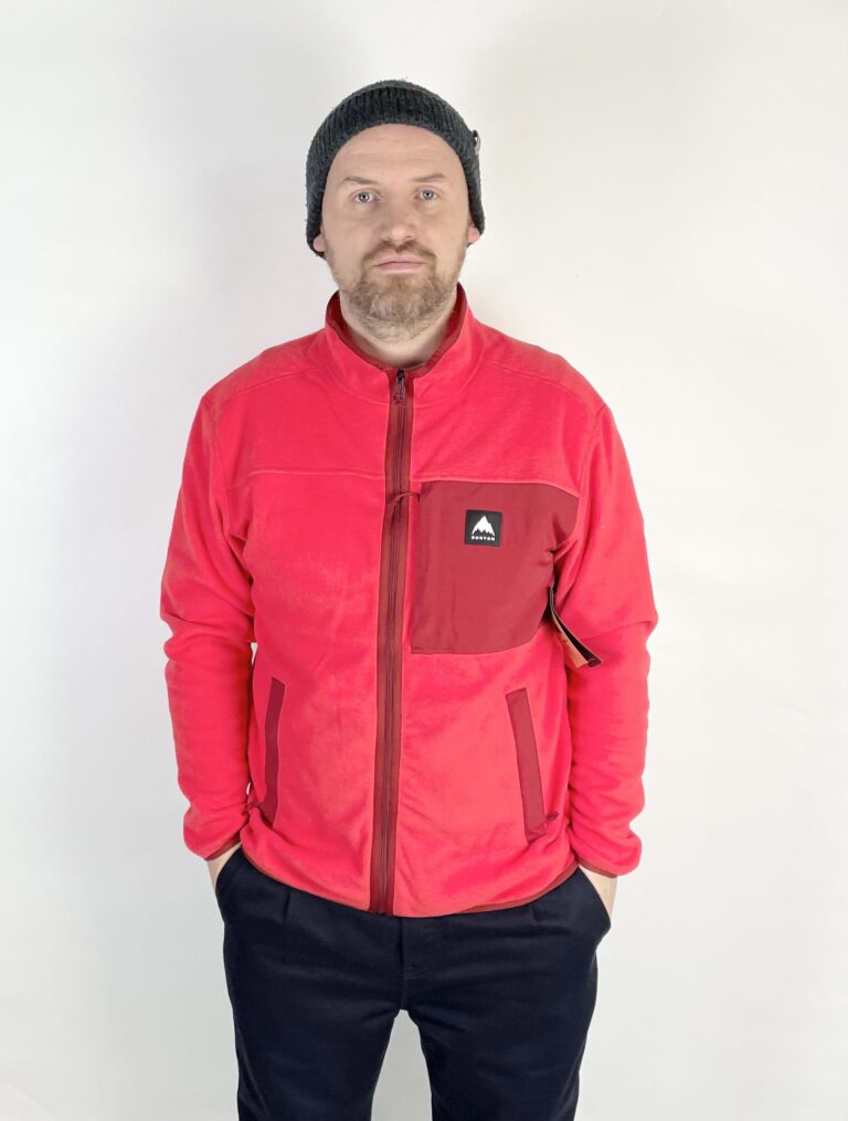 Burton Hearth Fleece Jacke (rot)