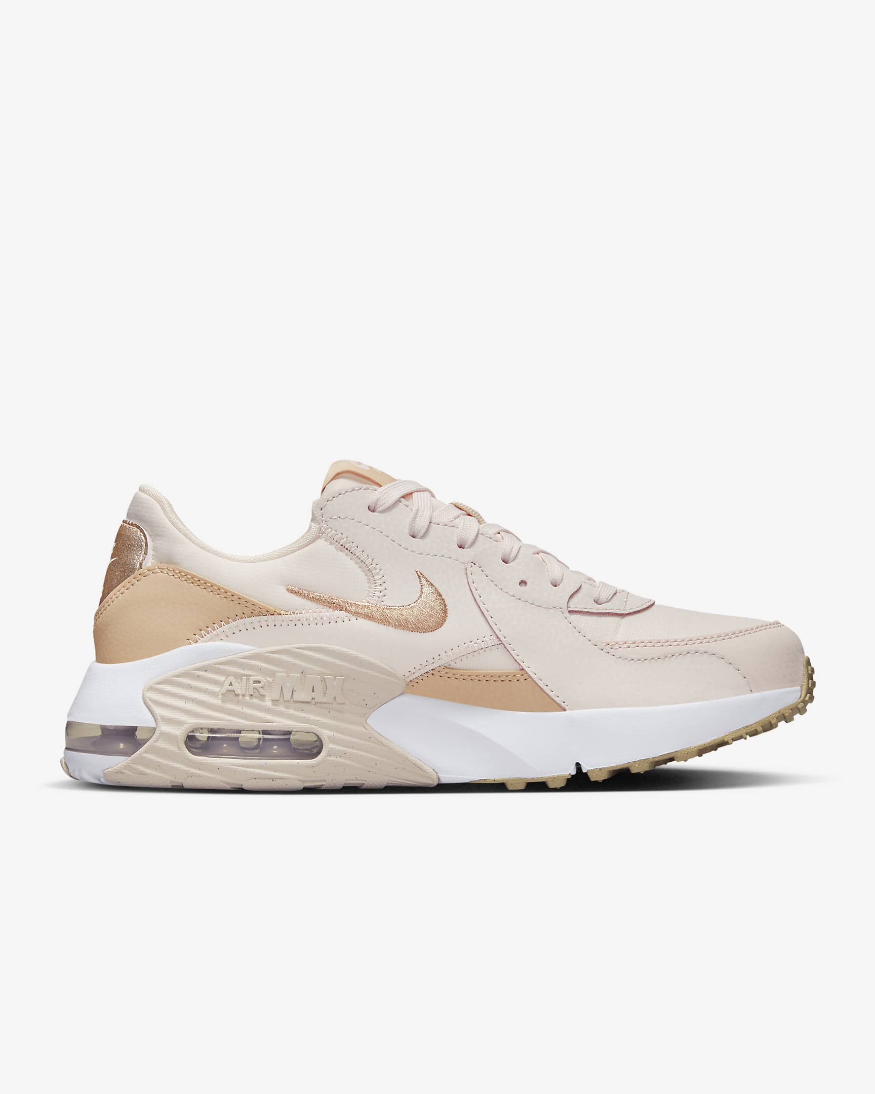 Tante Perth Blackborough Stoel Nike Air Max Excee Sneaker Damen (rosa/gold) - meinsportline.de