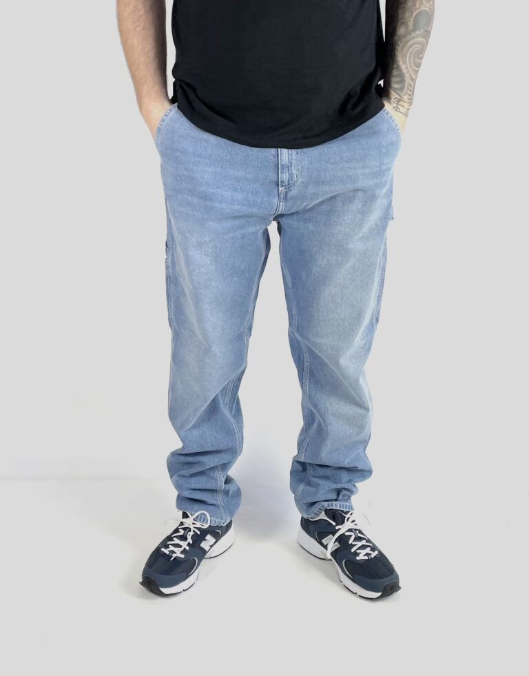 Carhartt Wip Ruck Single Knee Jeans Hose Gr.33 (hellblau)