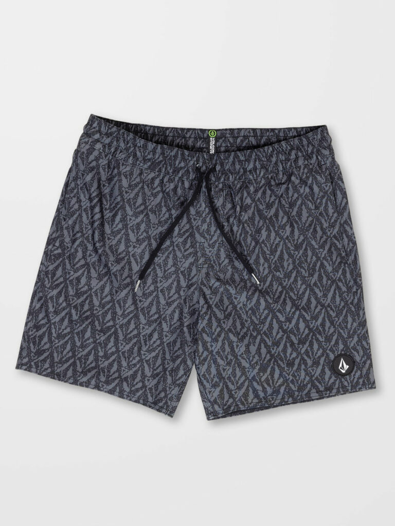 Volcom Justin Hager Stone Bade Short gr.S (schwarz/grau)