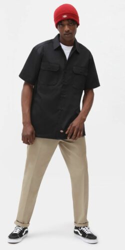 Dickies Work Shirt Twill Hemd (schwarz)