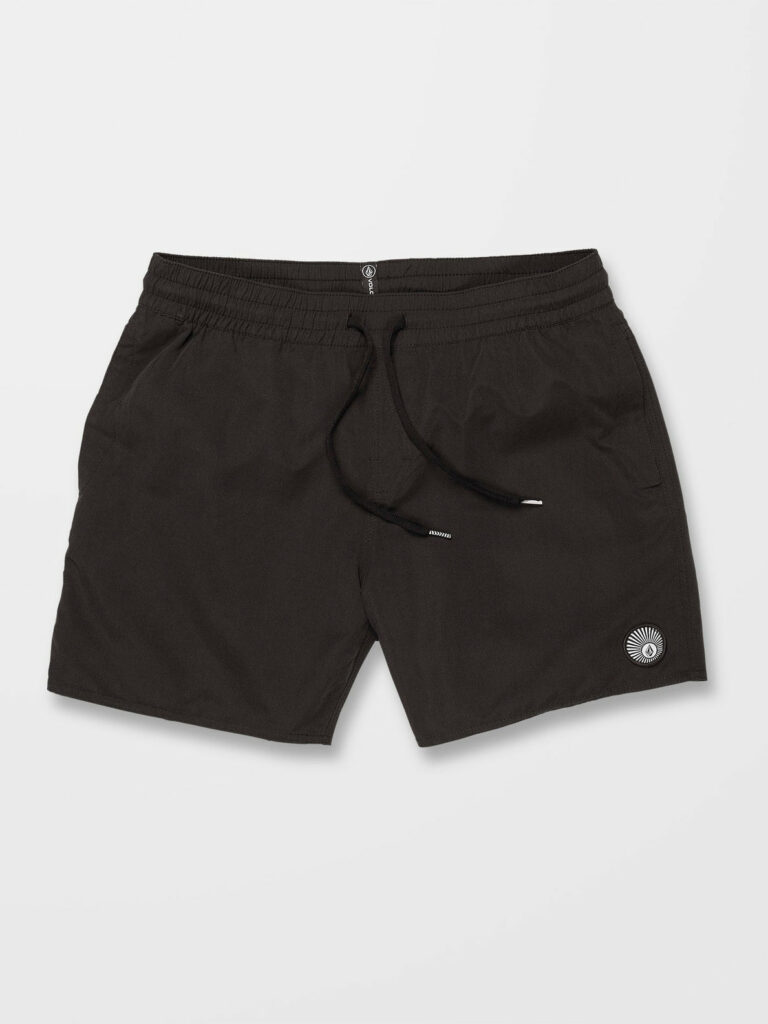 Volcom Lido Solid Bade 16 Short (schwarz)