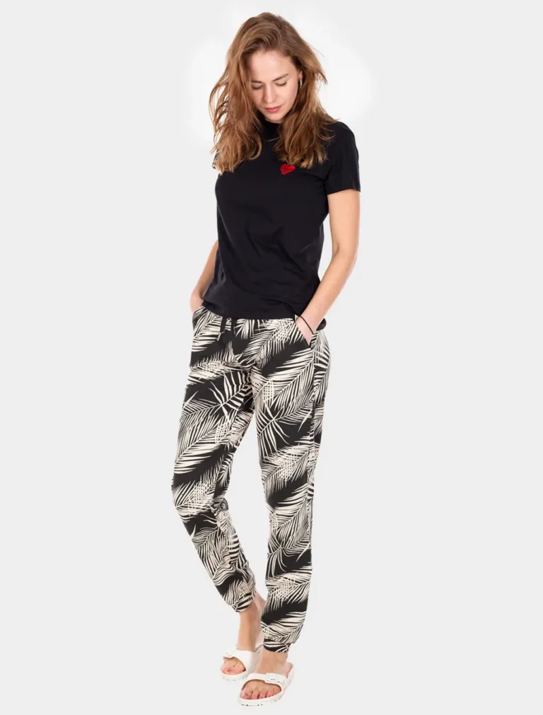 Iriedaily La Palma Jersey Damen Hose (schwarz)