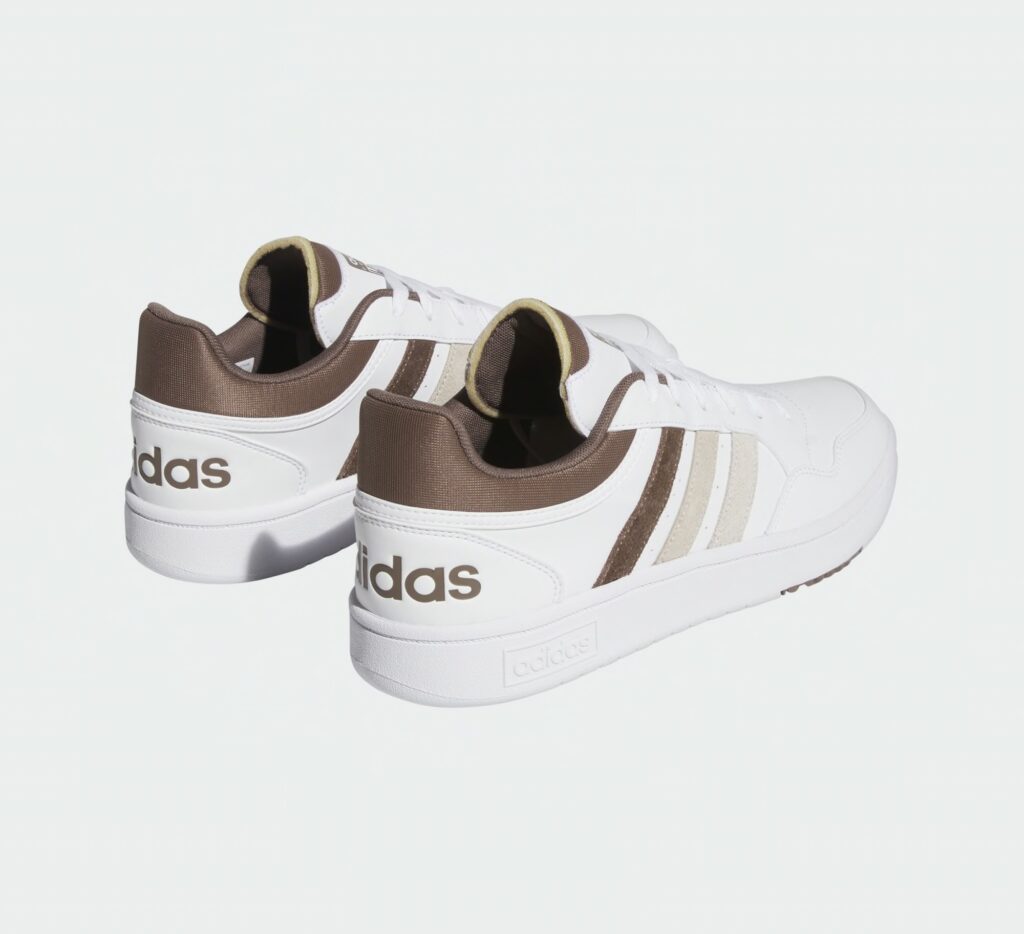 Adidas Hoops 3.0 Sneaker (weiß/braun) - meinsportline.de