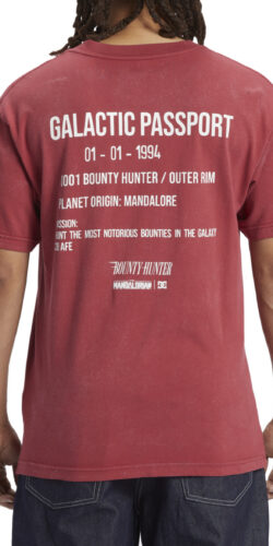 DC Shoes Mando Passport Manalorian T-Shirt (rot)