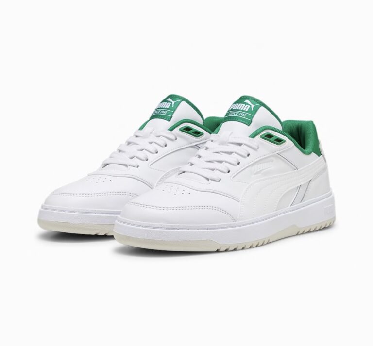 Puma Doublecourt Damen Sneaker (weiß/grün)