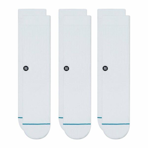 Stance Icon 3 Pack Socken (weiß)