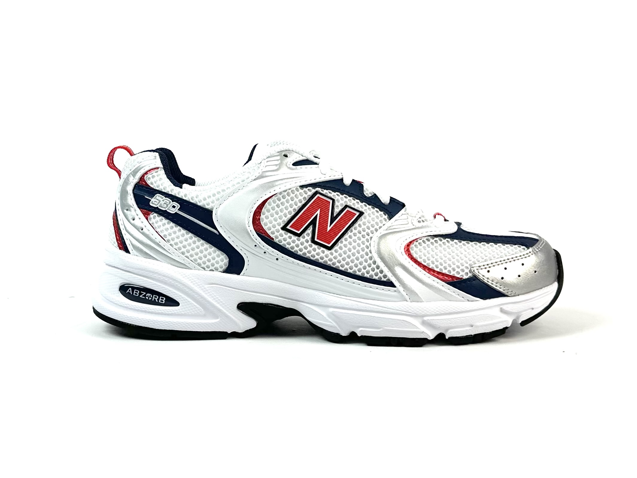 New Balance 530 LO Sneaker wei rot meinsportline