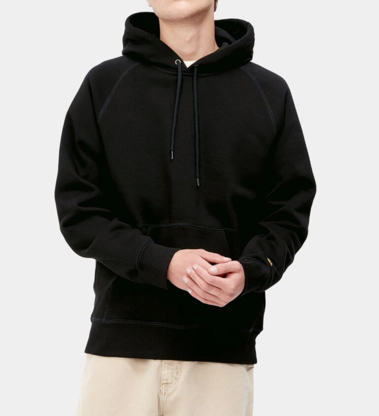 Carhartt WIP Hooded Chase Kapuzen Sweatshirt (schwarz)