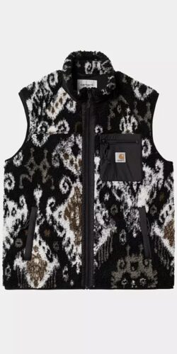 Carhartt Wip Prentis Fleece Weste (schwarz/weiß)