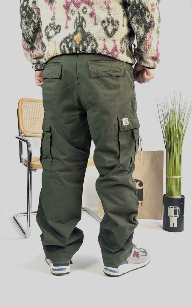 Carhartt Wip Regular Cargo Moraga Twill Hose  Garment Dyed Plant (grün)