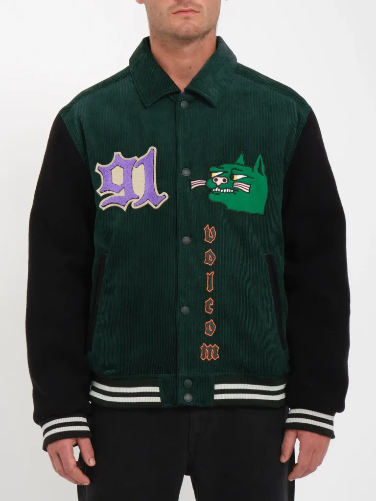 Volcom x Nando von ARB Cord Winterjacke (oliv)