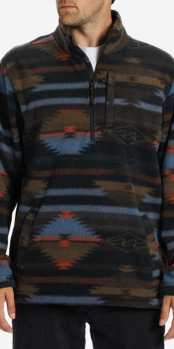 Billabong Boundary Flecee Zip Pullover (schwarz)