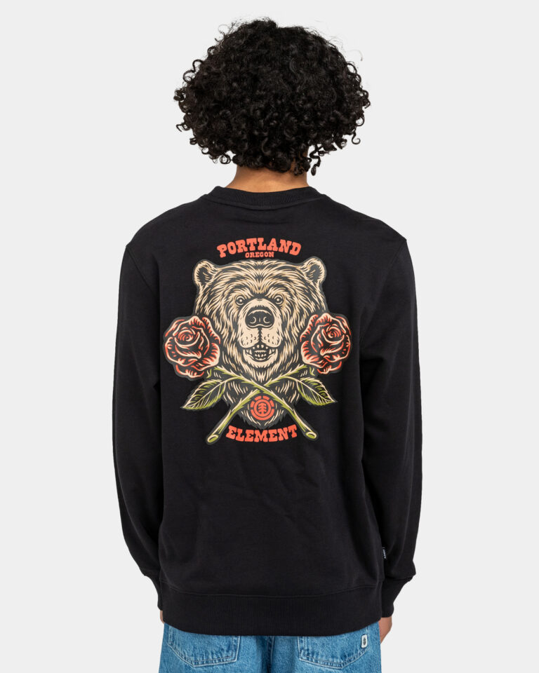 Element Teddy Crew Pullover (schwarz)