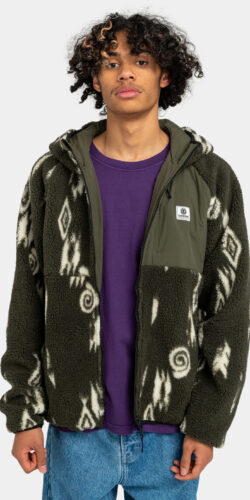 Element Wolfe Sherpa Flecee Wendejacke (oliv)