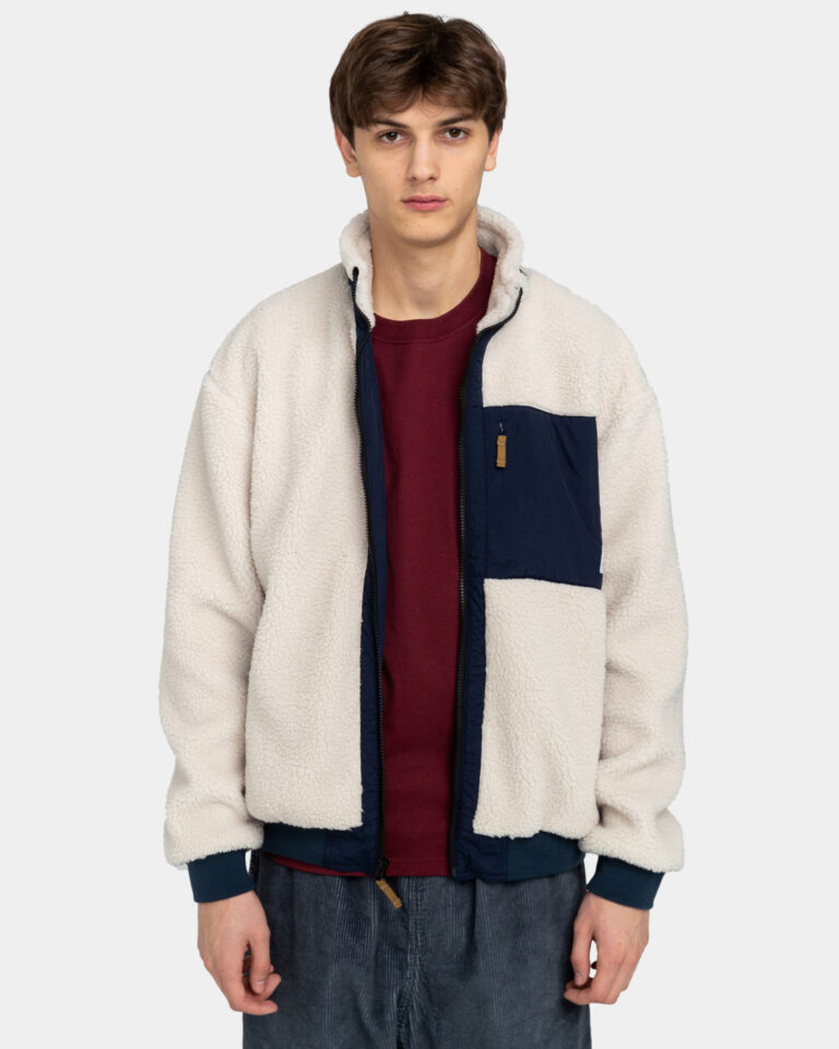 Element OAK Sherpa Fleece Jacke (beige/blau)