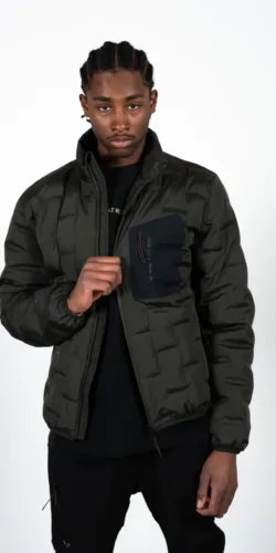 Fat Moose Hayes Daunenjacke (oliv/schwarz)