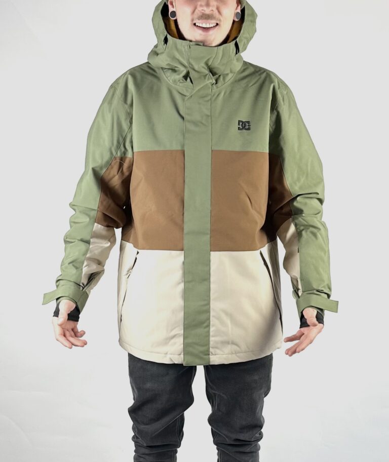 DC Shoes Snow Defy Snowboard Jacke (braun/grün) Gr. XL